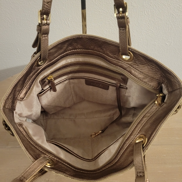 Michael Kors Sequin Stripe EW Tote - Picture 7 of 13